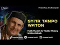 Lagu Habib Mustofa Al-Haddar Gambus Balasik | Syi'ir Tanpo Waton