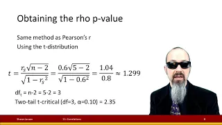 11 6 Correlations - Non-parametric Spearman s rho and Kendall s tau