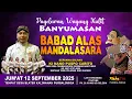 Lagu LIVE Wayang Kulit || Ki Nano Puspo Carito BT. Gareng Dino || Lakon Babad Alas Mandalasara 12-09-2025