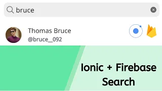 Ionic Firebase Search