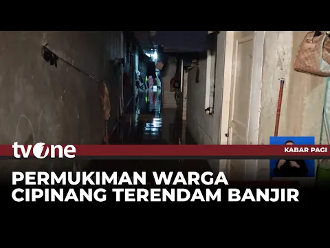 Banjir Rendam Permukiman di Jatinegara Jaktim