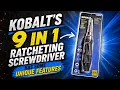 Kobalt s 9 in 1 ratcheting screwdriver has some unique features