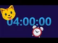 4 Hour TIMER countdown with 15 min LOUD ALARM