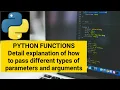 Functions in Python How Function Work in Python parameters and arguments for Beginners in Hindi