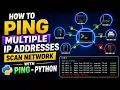 How to Ping Multiple IP Addresses - Scan Network with Ping