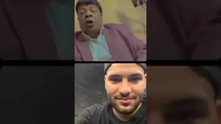 عبد الباسط حموده يهدد مسلم وحوده بندق بسبب اغنية يا اصفر دندنها