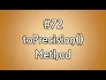 toPrecision Method