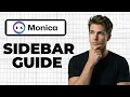How To Use Monica Sidebar Quick Guide