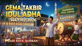 GEMA TAKBIR IDUL ADHA 2026 TERBARU PALING MERDU, GEMA TAKBIRAN IDUL ADHA 1447H RINDU PULANG KAMPUNG