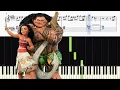 Lagu Alessia Cara - How Far I'll Go (Moana) - Piano Tutorial + SHEETS