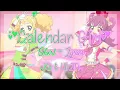 Aikatsu! Calendar Girl Short + Lyrics Kii \u0026 Hikari Mix