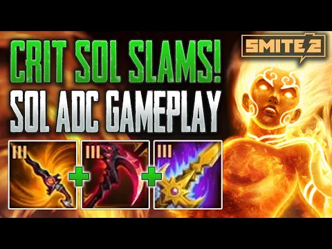 Download MP3 CRIT SOL HITS LIKE A TRUCK! Sol ADC Gameplay (SMITE 2 Alpha)