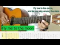 Download Lagu FLY ME TO THE MOON - (Easy) Fingerstyle Guitar Tutorial TAB + Chord + Lyric