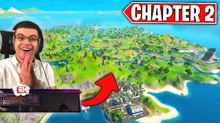NEW Fortnite Chapter 2 Map LIVE REACTION