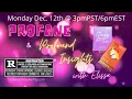 Free Live SWEARY Intuitive Readings Dec 12th 3pm ET with Elissa