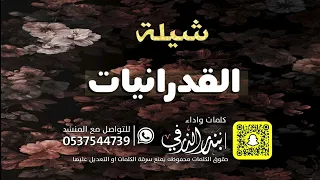 شيلة القدرانيات كلمات واداء بندر الذرفي 