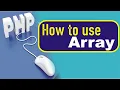 PHP Array Tutorial in Learn PHP Programming