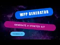 WordPress Plugin - WPP Generator