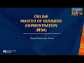 Online Master of Business Administration MBA