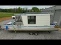 1990 Aqua Chalet 8 x 32 Pontoon Houseboat For Sale near Norris Lake TN - SOLD