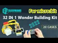 ELECFREAKS The Most Interesting 20 Cases For 32 IN 1 Wonder Building Kit For micro bit