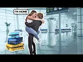 REUNITING WITH MY LONG DISTANCE GIRLFRIEND ROMANTIC SURPRISE Lev Cameron