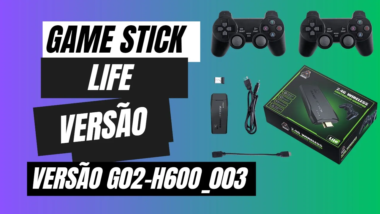 Game Stick Life Versão G02-H600_003 Conheça Agora Essa Versão Que Está Dando Oque Falar????