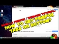 Firefox Tabs on bottom - customize Firefox tabs