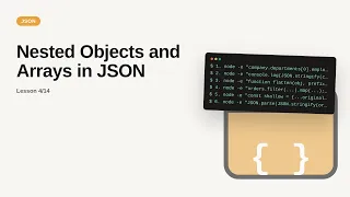 JSON - Web development basic Series Nested Objects and Arrays in JSON