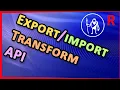 Game Engine Programming 086 2 - Export transform API and import in editor