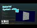 Kohi Material System Vulkan Game Engine Series