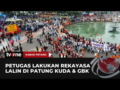 Rekayasa Lalu Lintas di Jakarta saat Aksi Hari Buruh