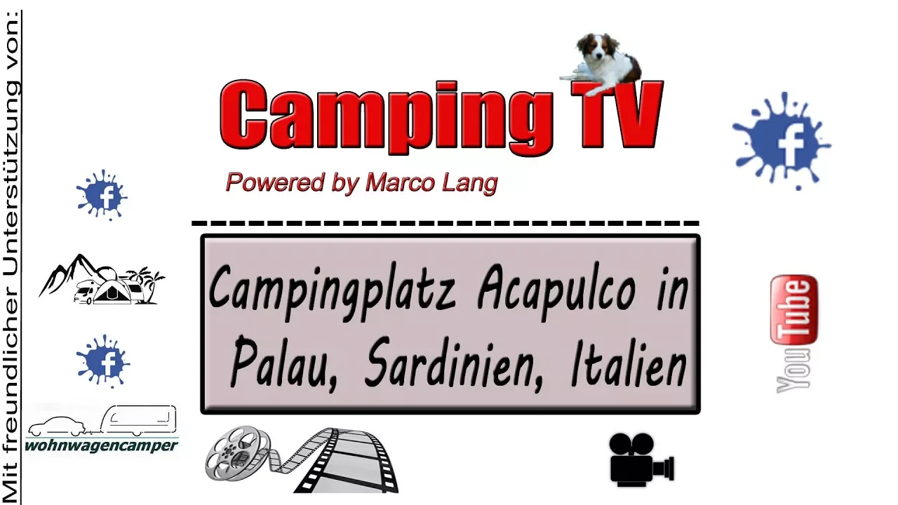 Campingplatz Acapulco in Palau, Sardinien, Italien