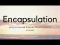 Part 5-How to Encapsulation in Object Oriented Programming Hindi using Protected internal