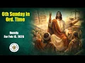 Lagu 6th Sunday in Ordinary Time / Year A / Homily for Feb. 15. 2026 