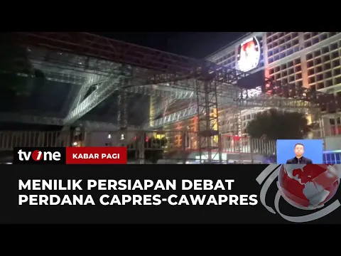 Sejumlah Persiapan Dilakukan Jelang Debat Capres