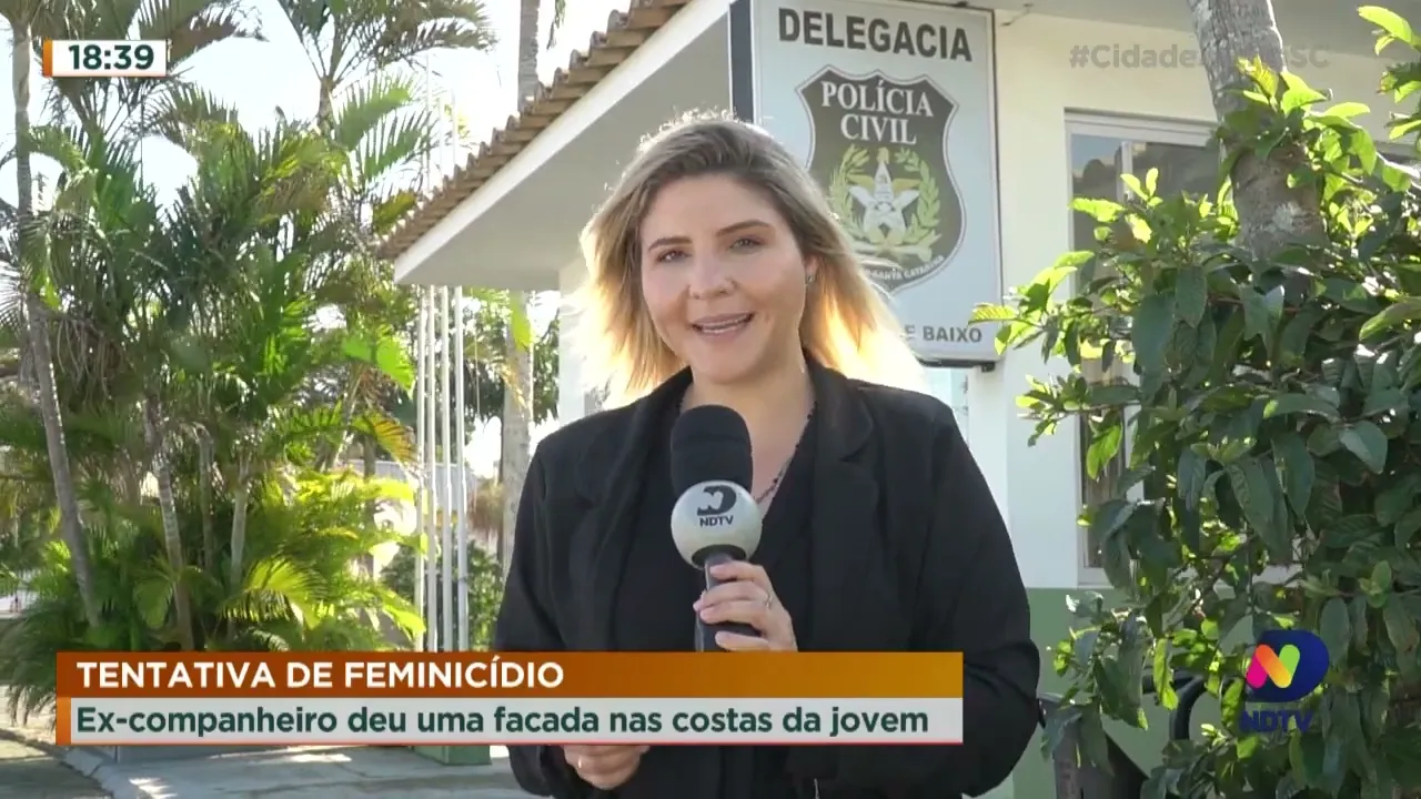 Tentativa de feminicídio: ex-companheiro deu uma facada nas costas da jovem