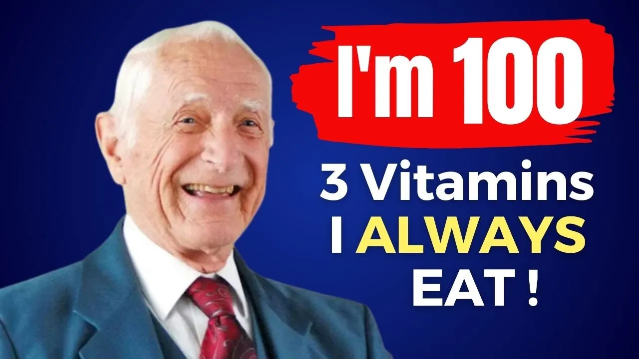 Outline Video I EAT Top 3 Vitamins to CONQUER AGING! 100 yo Harvard Doctor John Scharffenberg