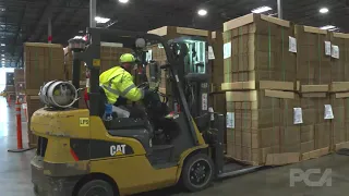Packaging Corporation of America Forklift Handling Units Without Pallets
