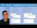 ACT Math Evaluating Functions