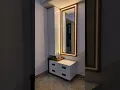 Lagu Dressing table | mirror with lighting for masterbedroom | Well And Wall Interiors | Vellore