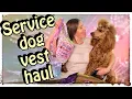 Service dog vests haul - 2020 Jen Pharaby