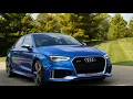 LOOK AT THIS 2017 Audi RS3 Drivers Notes Blue banshee
