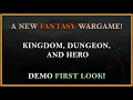 Download Lagu A NEW Fantasy Wargame! | Kingdom, Dungeon and Hero | Demo First Look
