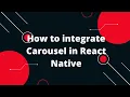 How to integrate Carousel in React Native using react-native-reanimated-carousel