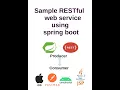 Spring boot web service example