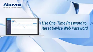 SmartPlus Smart Access Dis Use One-Time Password to Reset Device Web Password