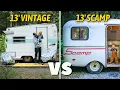 Vintage Camper vs Scamp Trailer