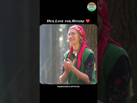 She fell in love 😍 with Nature 🌿