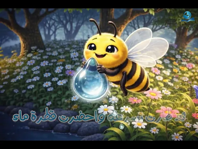 النحلة الشجاعة والفراشة الجميلة